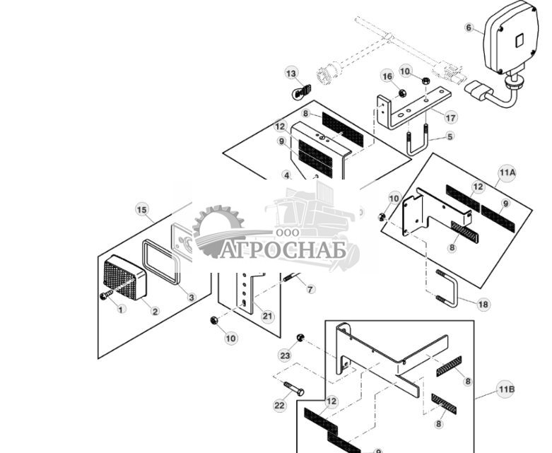 ТРАНСПОРТНЫЕ ОГНИ И КРОНШТЕЙНЫ - ST537904 0.jpg